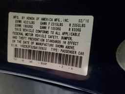 2016 HONDA ACCORD