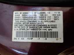 2010 HONDA ODYSSEY