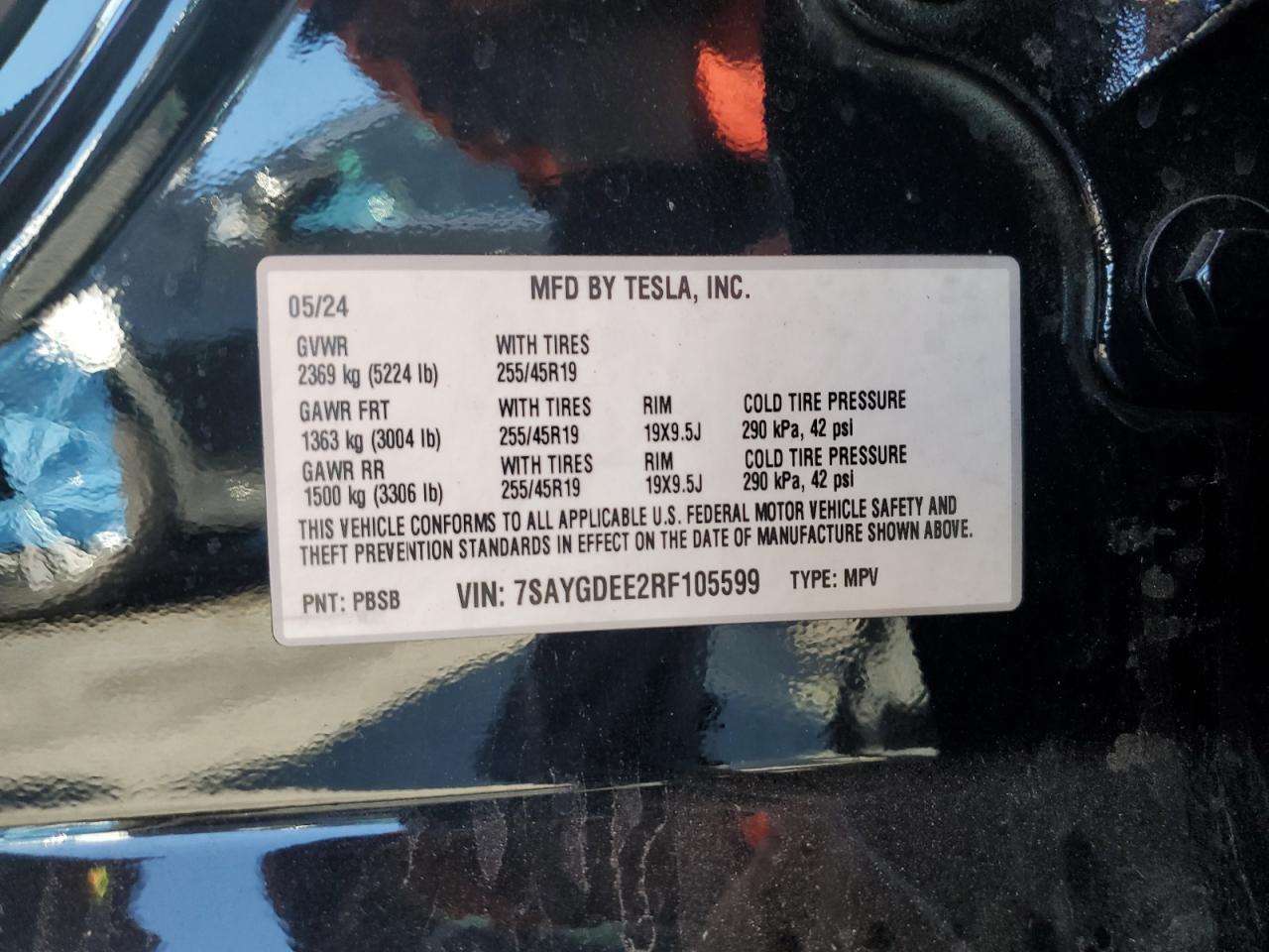 2024 TESLA MODEL Y