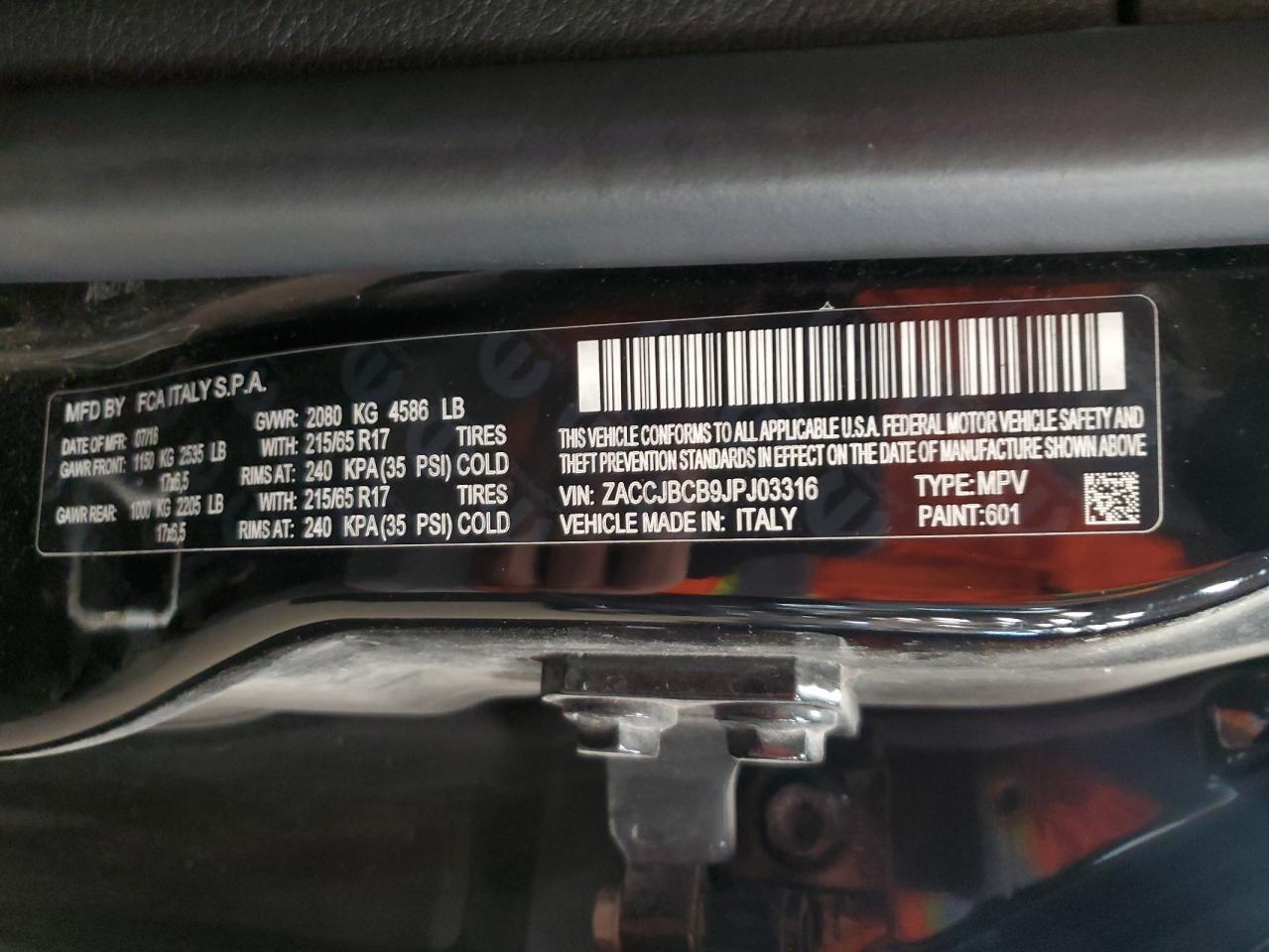 2018 JEEP Renegade