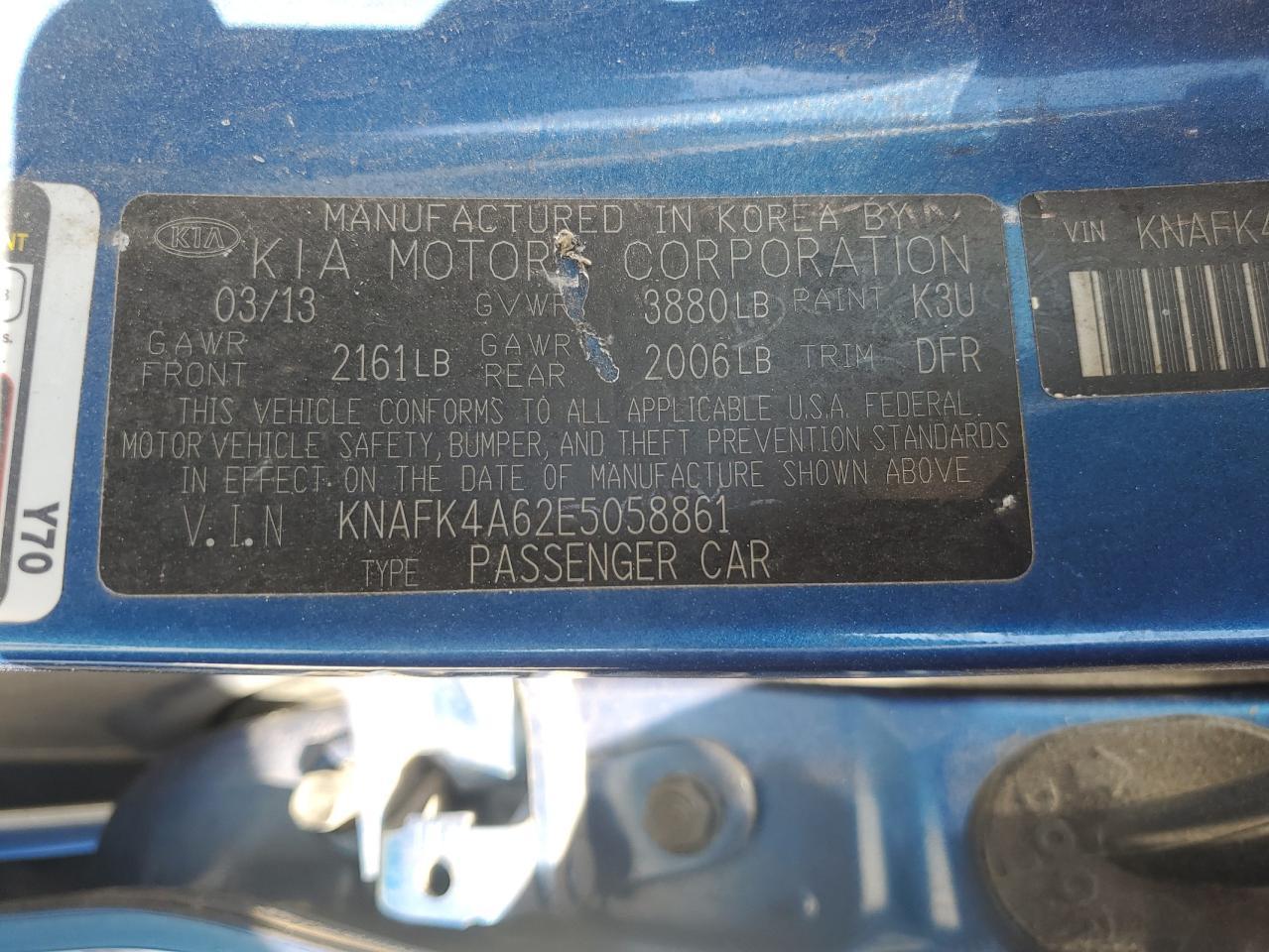 2014 KIA FORTE