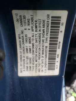 2010 HONDA CIVIC