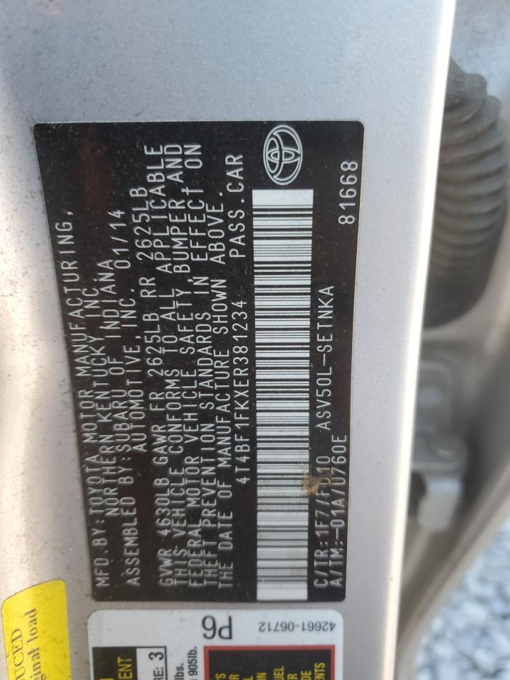 2014 TOYOTA CAMRY