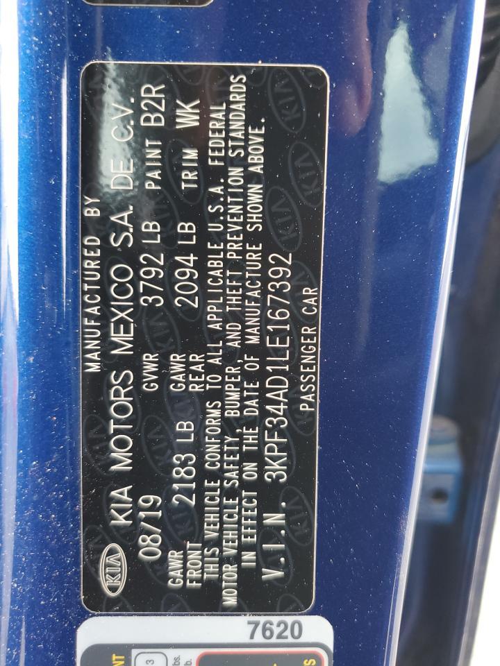 2020 KIA FORTE