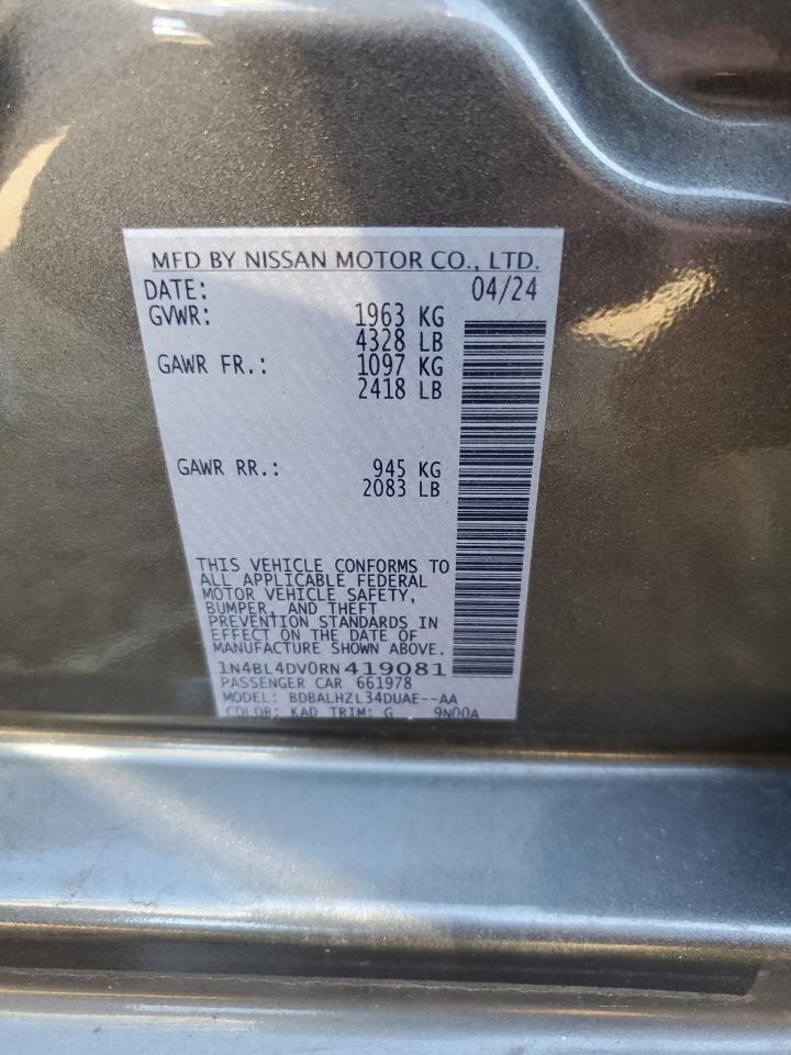 2024 NISSAN ALTIMA