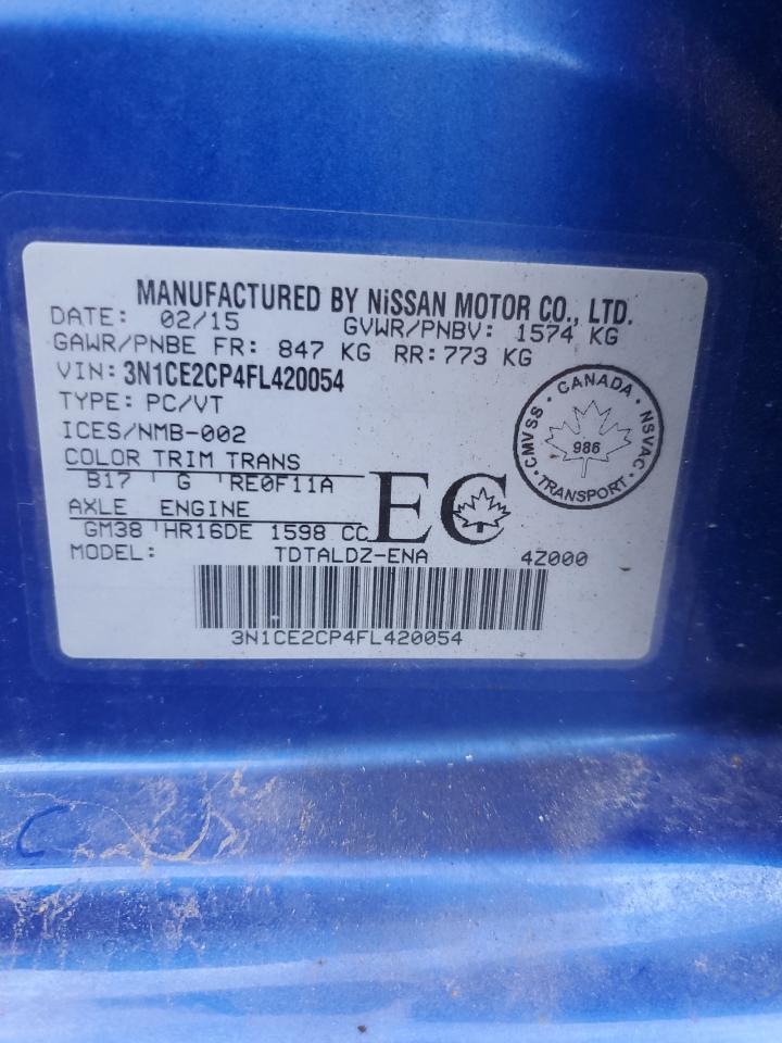 2015 NISSAN Versa Note