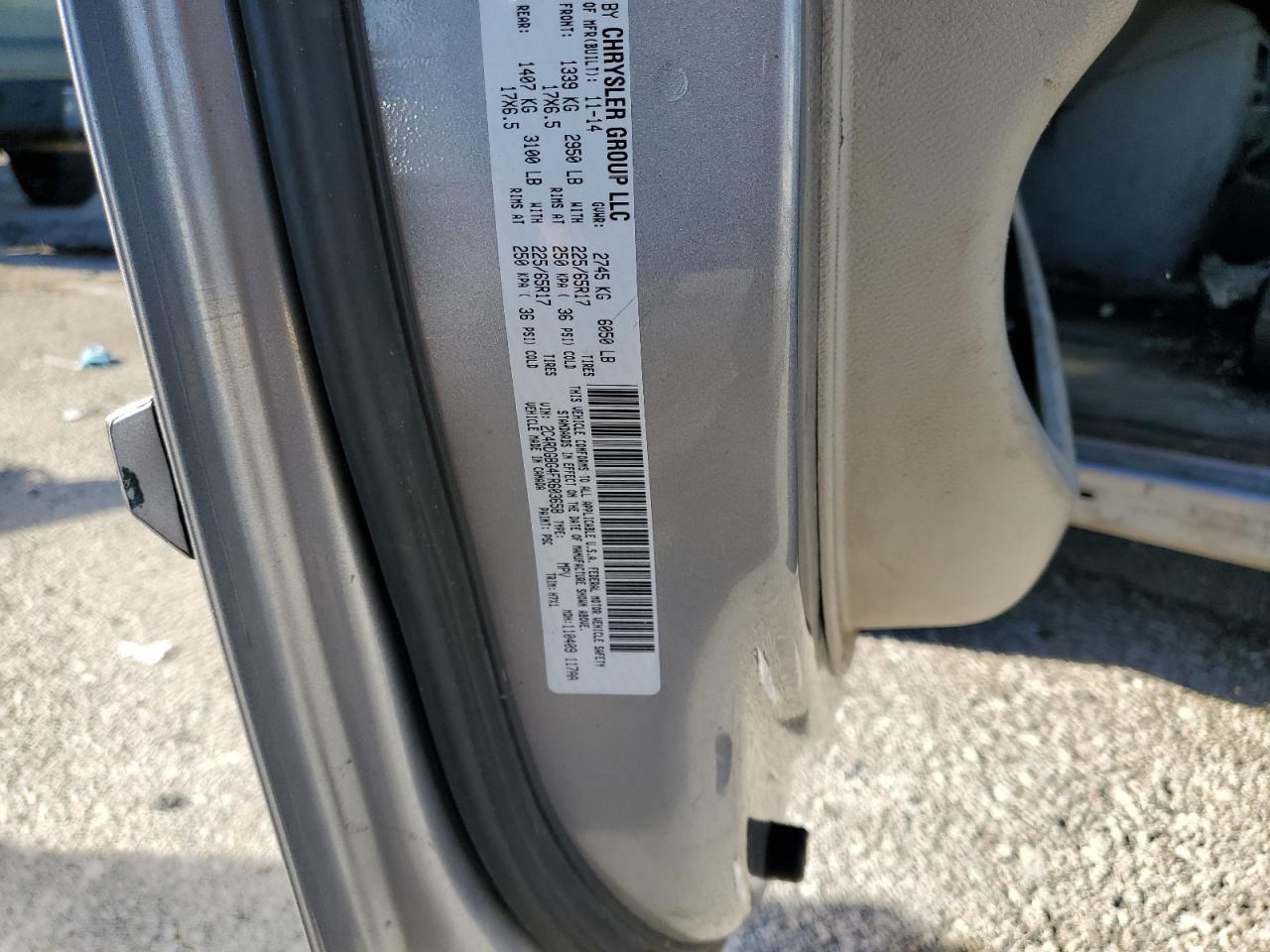 2015 DODGE GRAND CARAVAN