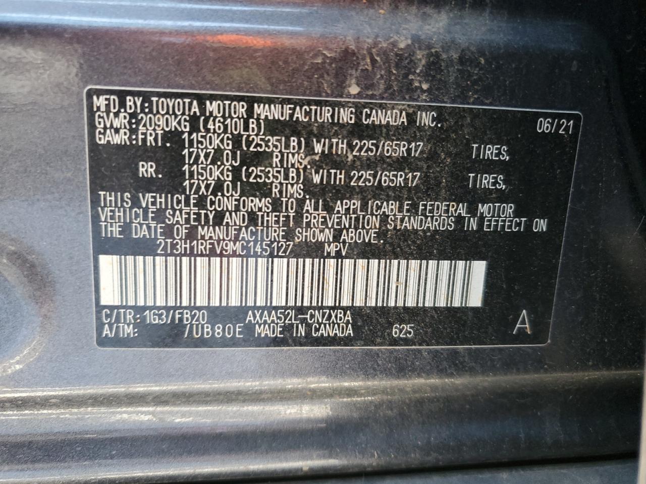 2021 TOYOTA RAV4