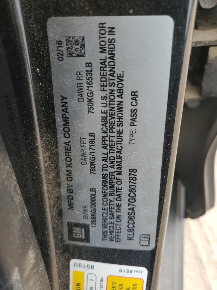 2016 CHEVROLET Spark
