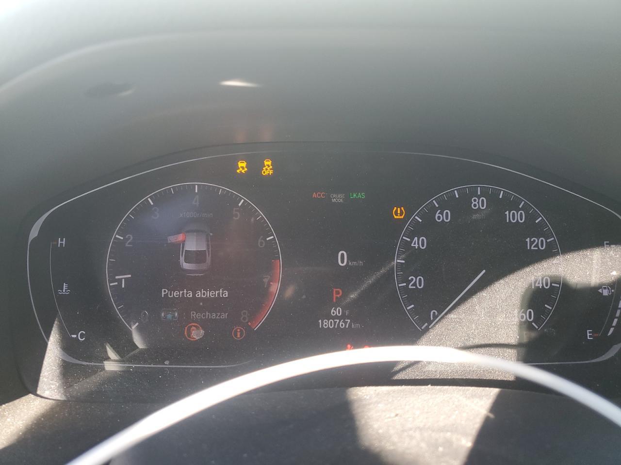 2019 HONDA ACCORD