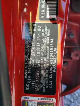 2013 KIA RIO