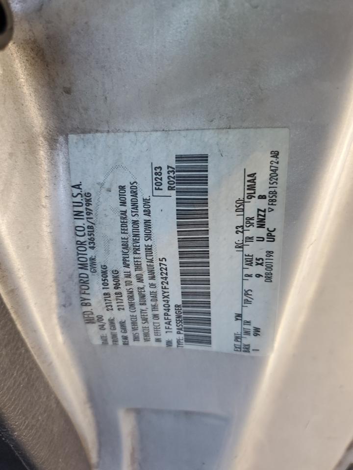 2000 FORD MUSTANG