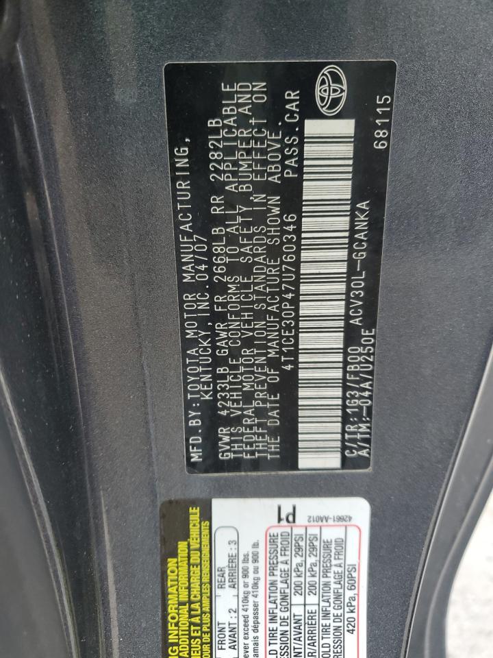 2007 TOYOTA CAMRY