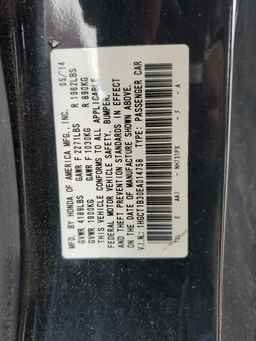 2014 HONDA ACCORD