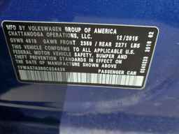 2016 VOLKSWAGEN Passat