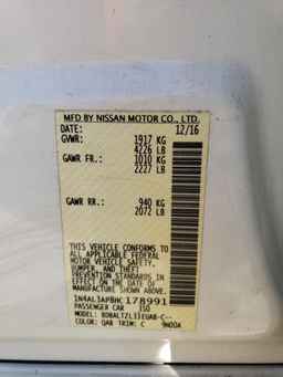 2017 NISSAN ALTIMA