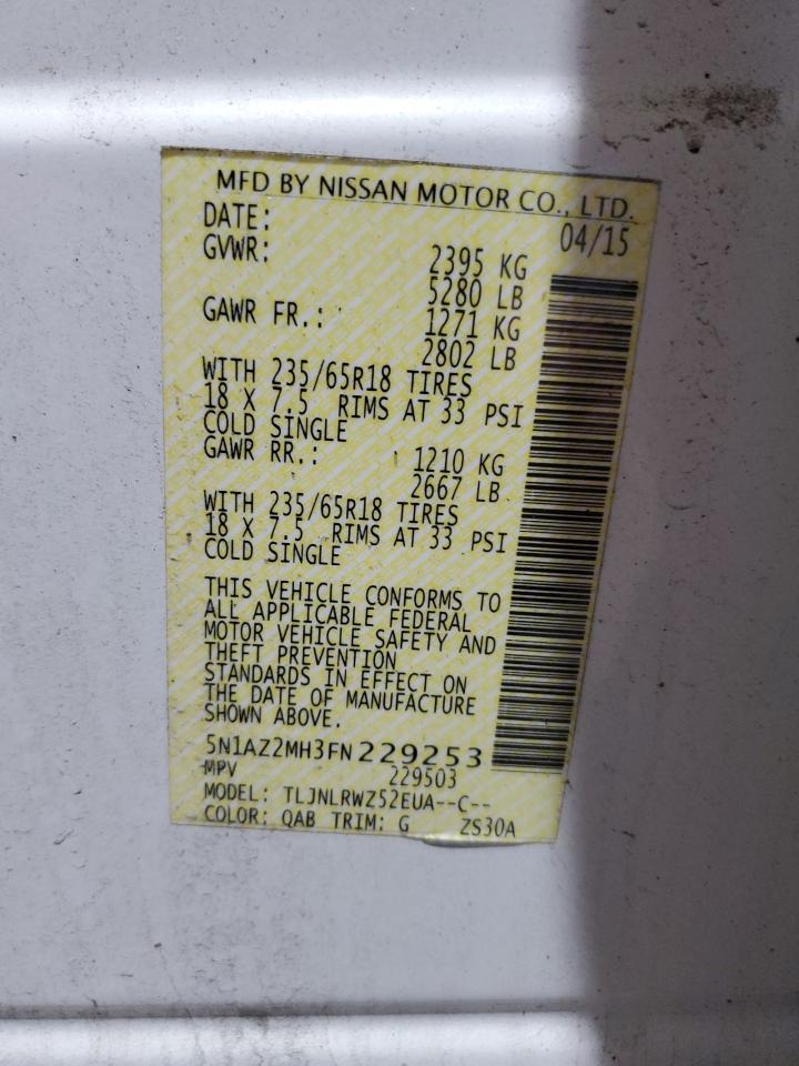 2015 NISSAN MURANO