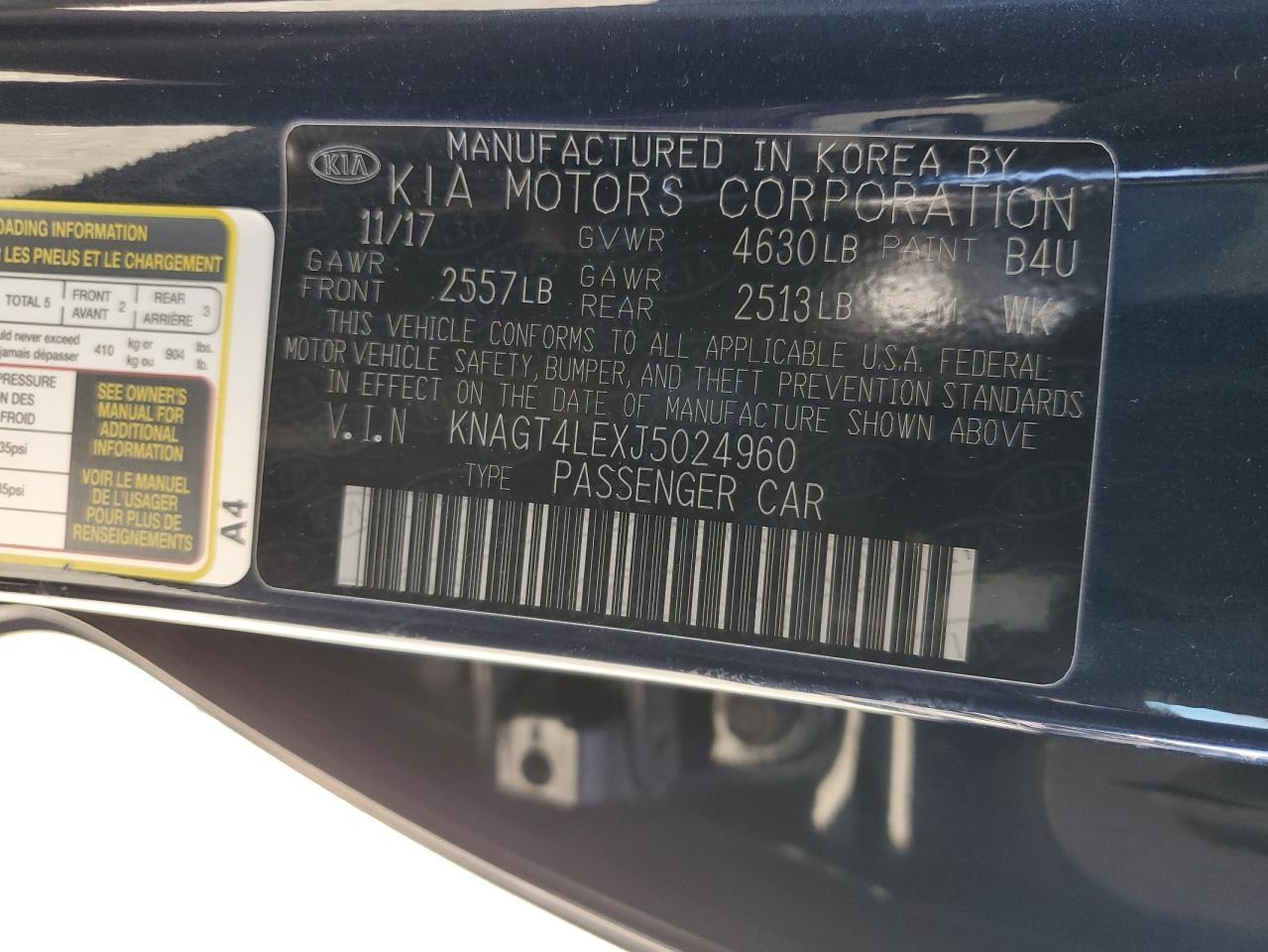 2018 KIA Optima Hybrid