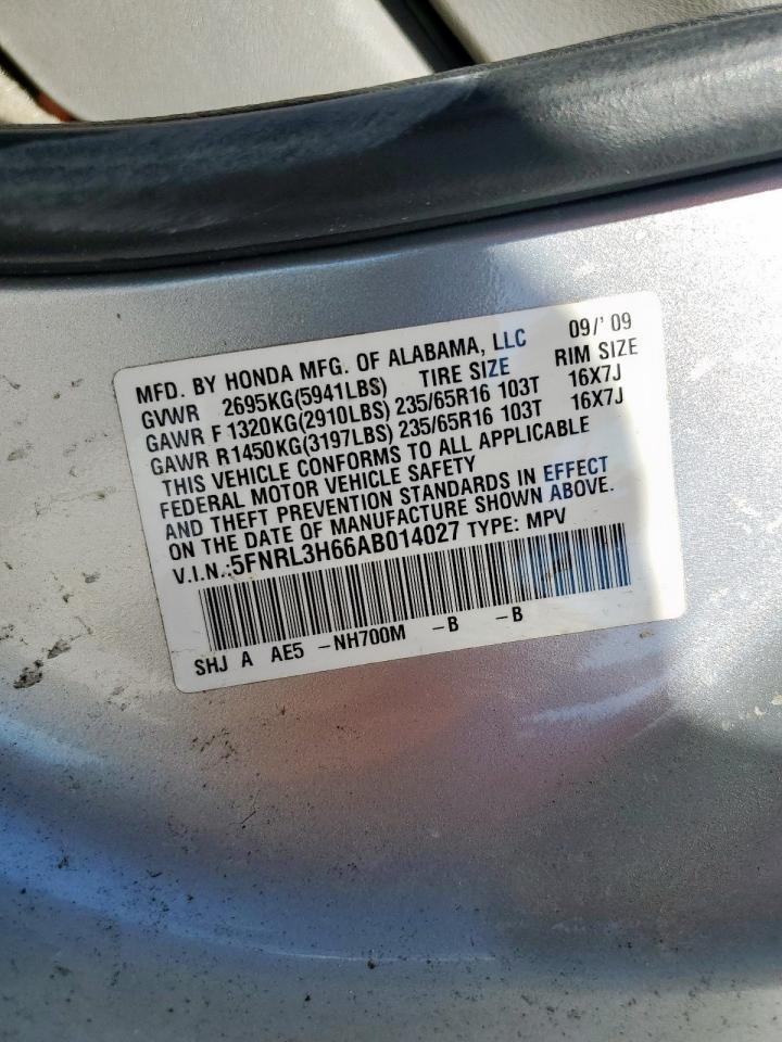 2010 HONDA ODYSSEY