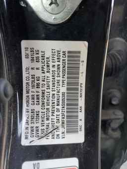 2010 HONDA CIVIC