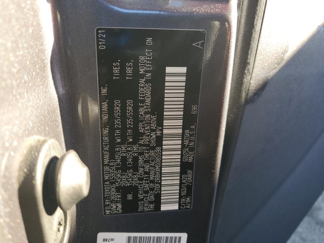 2021 TOYOTA HIGHLANDER