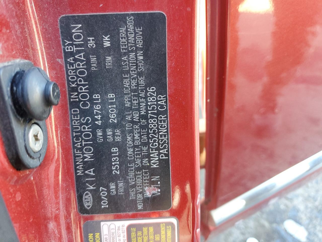 2008 KIA RONDO