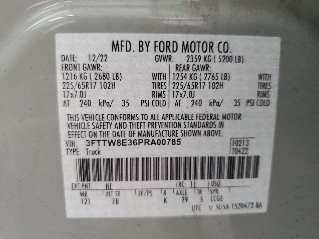 2023 FORD Maverick