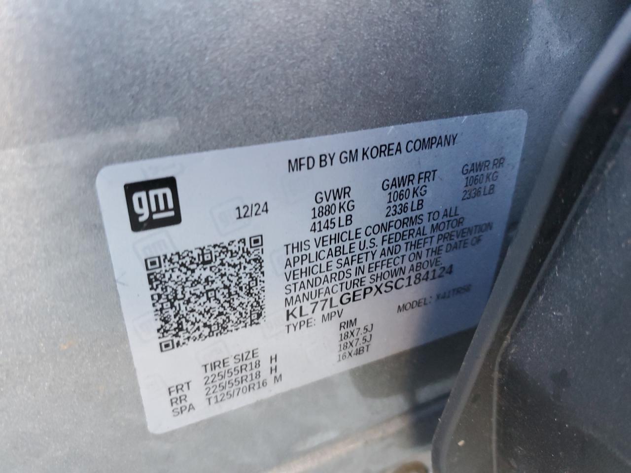 2025 CHEVROLET TRAX