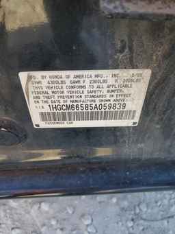 2005 HONDA ACCORD