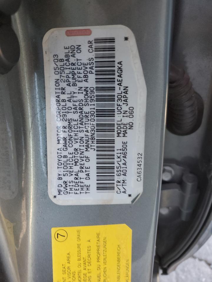 2003 LEXUS Ls 430
