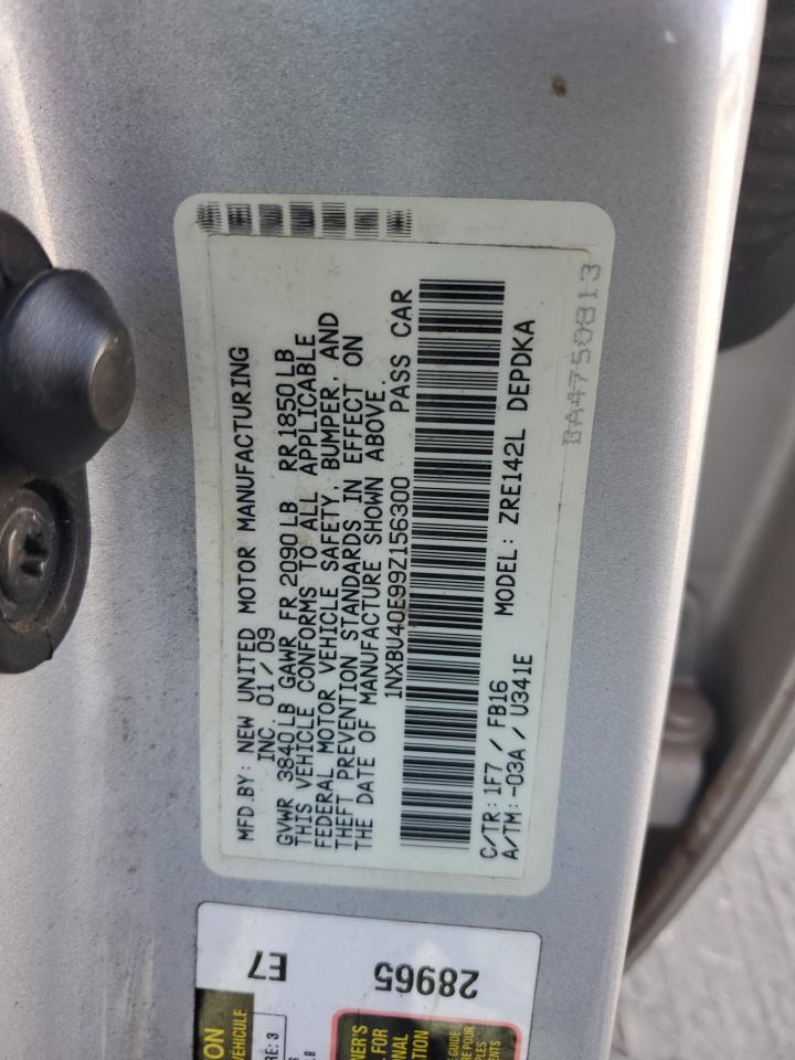 2009 TOYOTA COROLLA