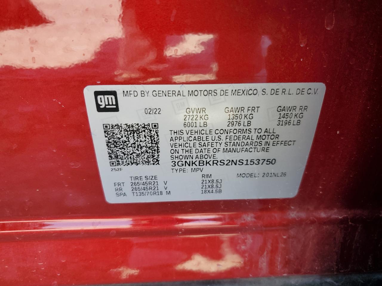 2022 CHEVROLET BLAZER
