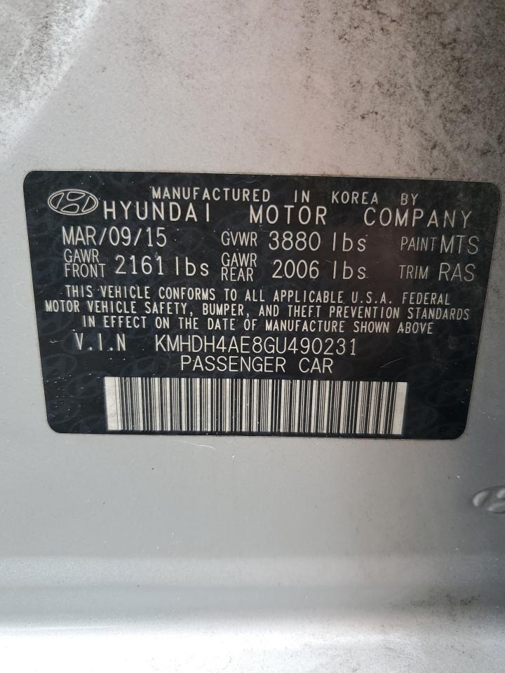 2016 HYUNDAI ELANTRA