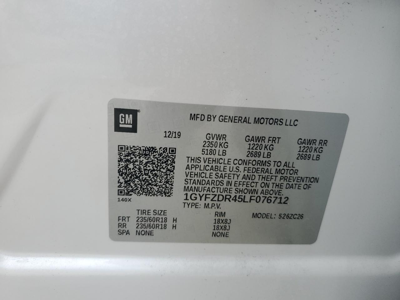 2020 CADILLAC XT4