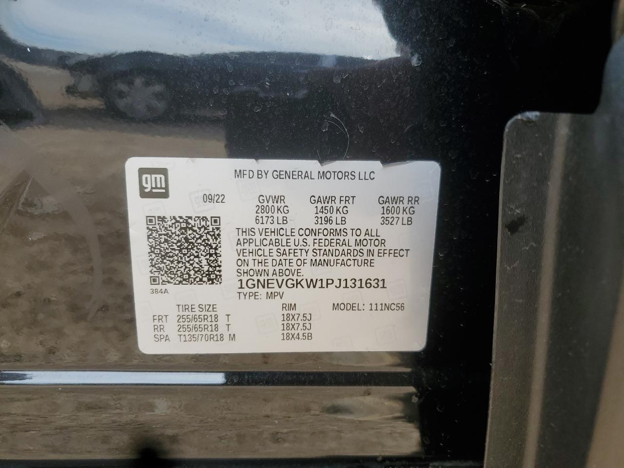 2023 CHEVROLET TRAVERSE