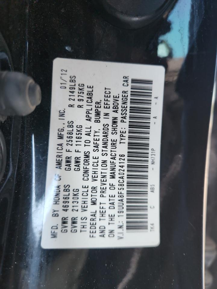 2012 ACURA TL