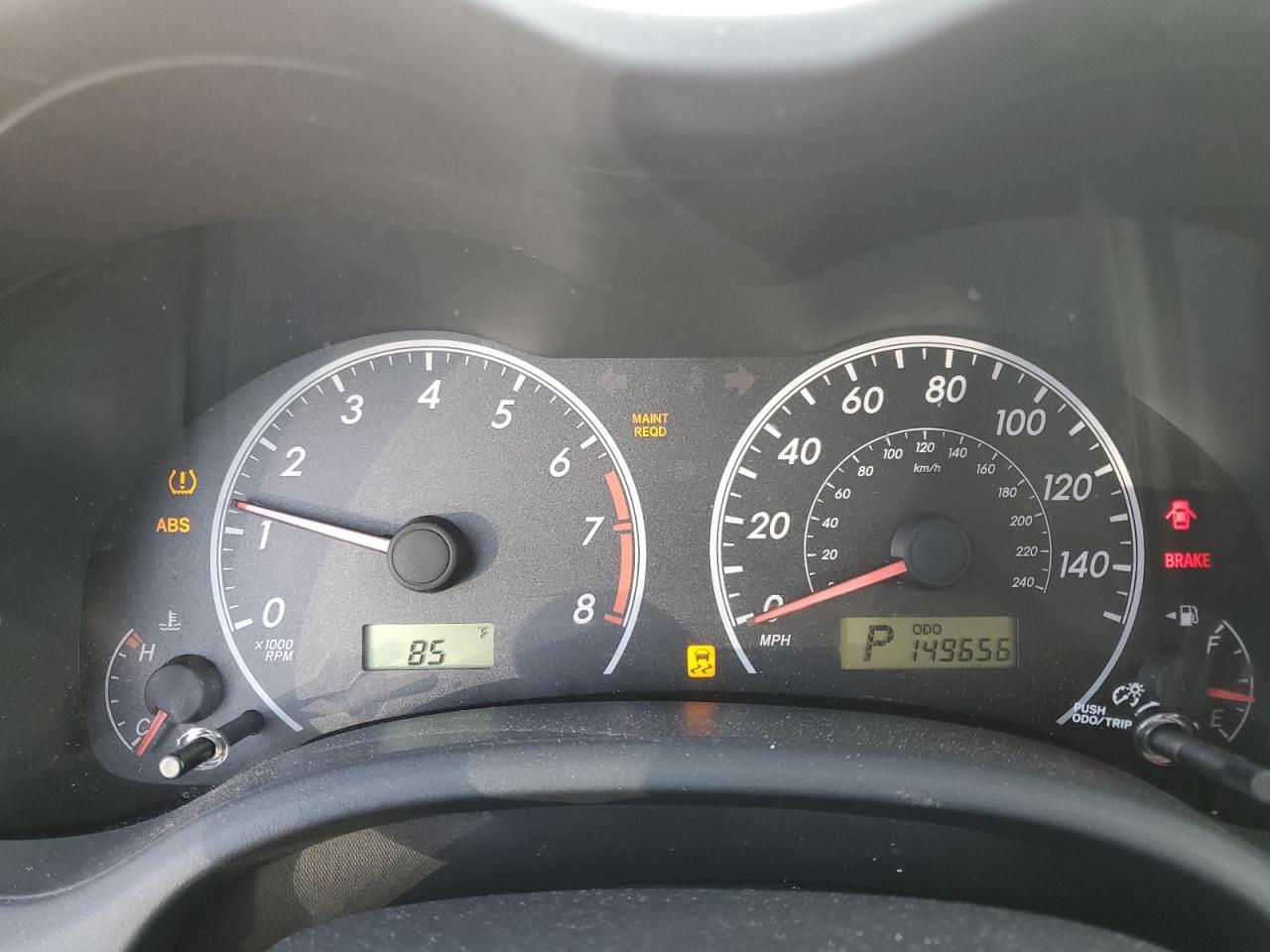 2011 TOYOTA COROLLA