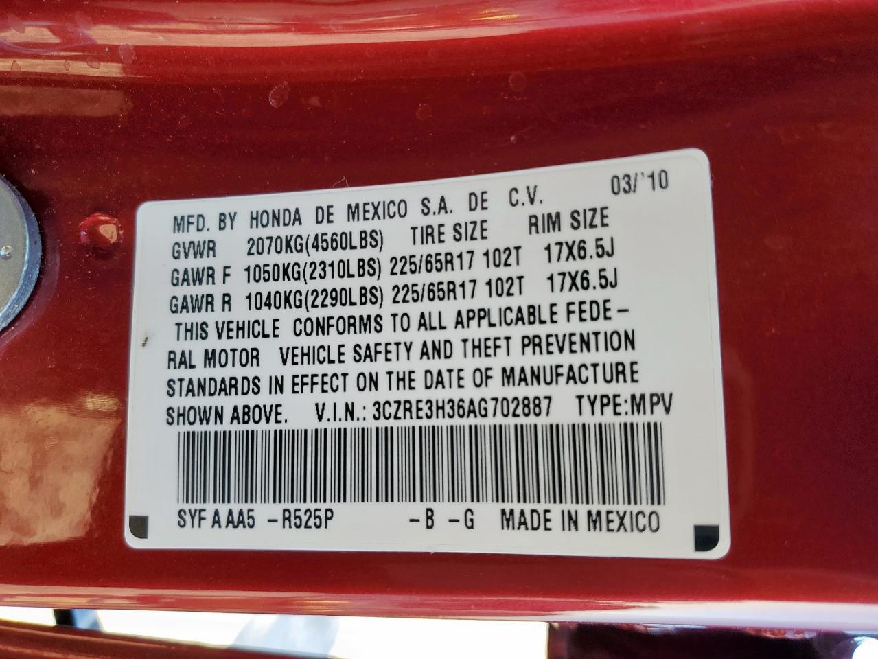 2010 HONDA CR-V