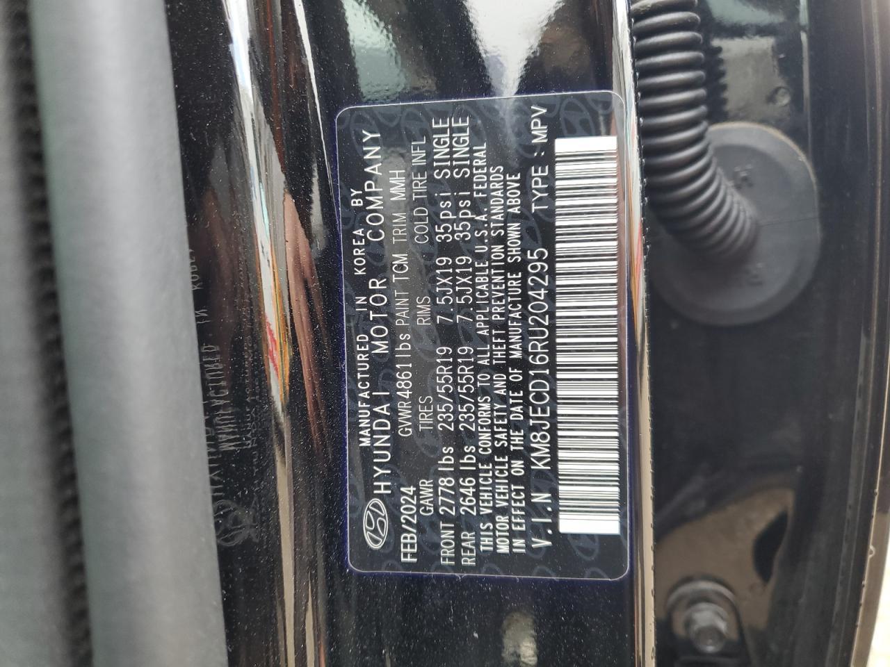 2024 HYUNDAI TUCSON