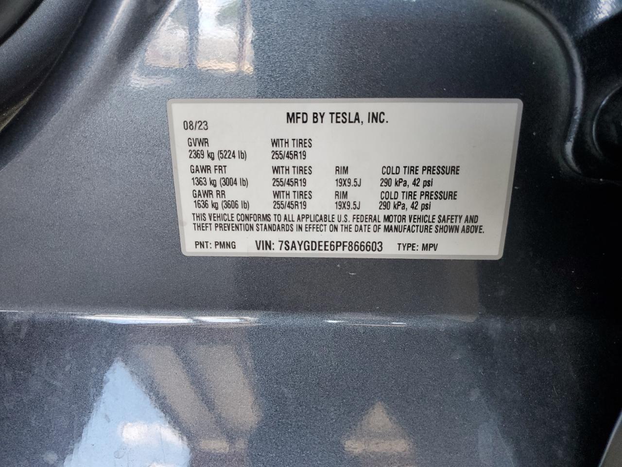 2023 TESLA MODEL Y