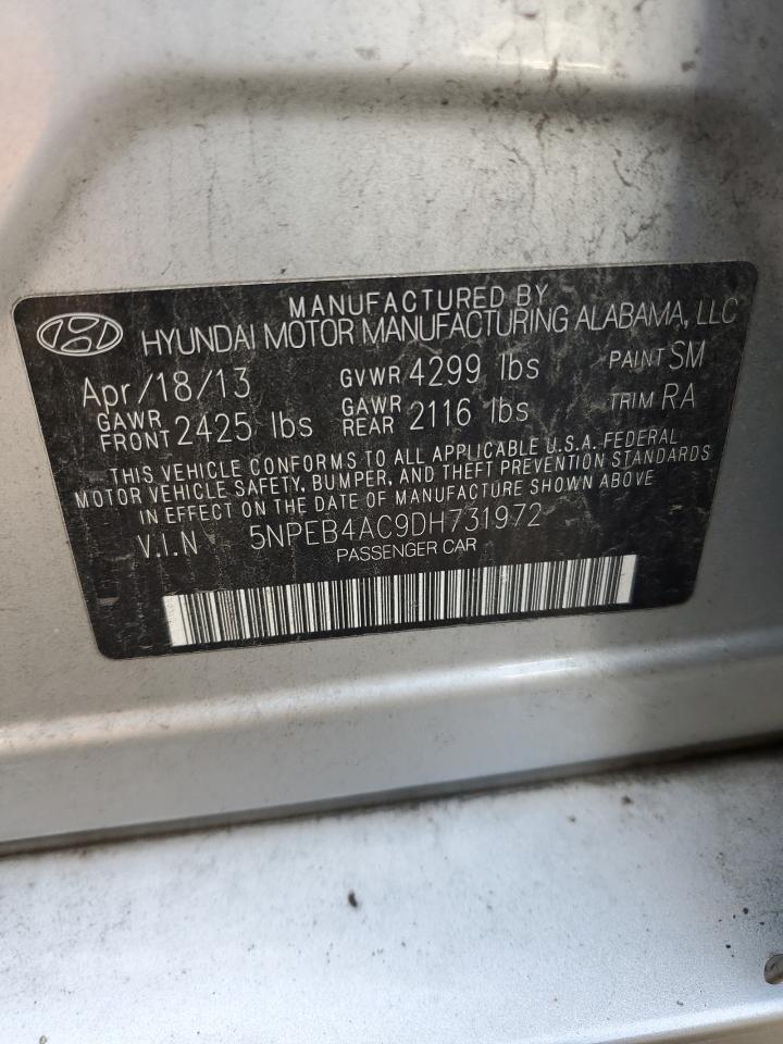 2013 HYUNDAI SONATA