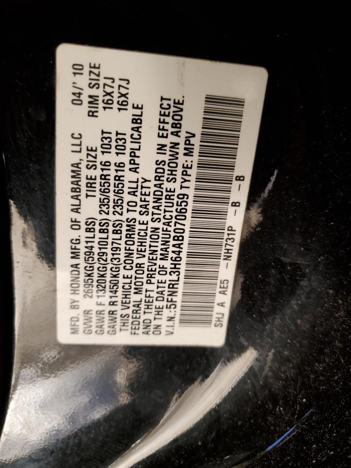 2010 HONDA ODYSSEY