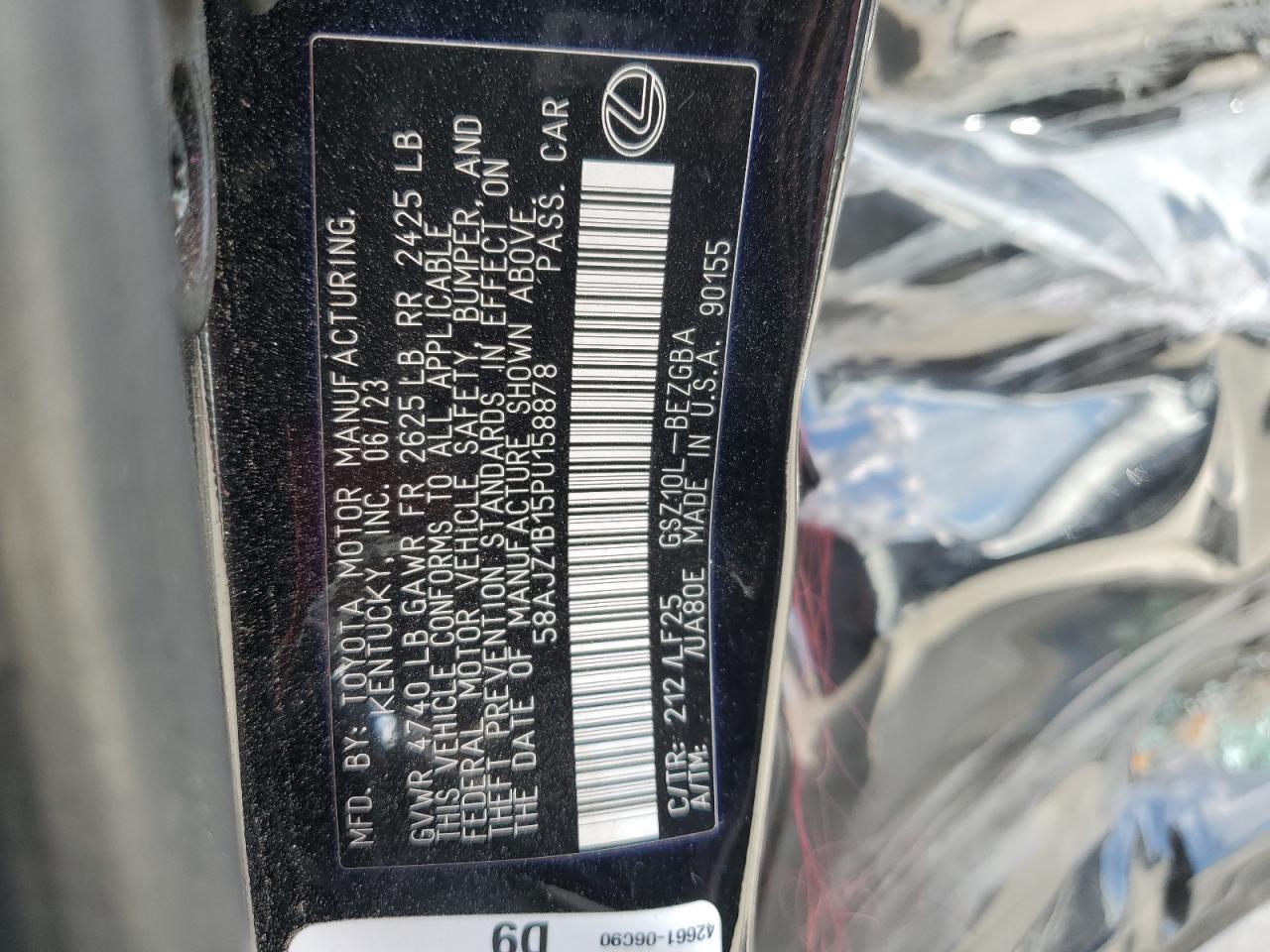 2023 LEXUS ES 350
