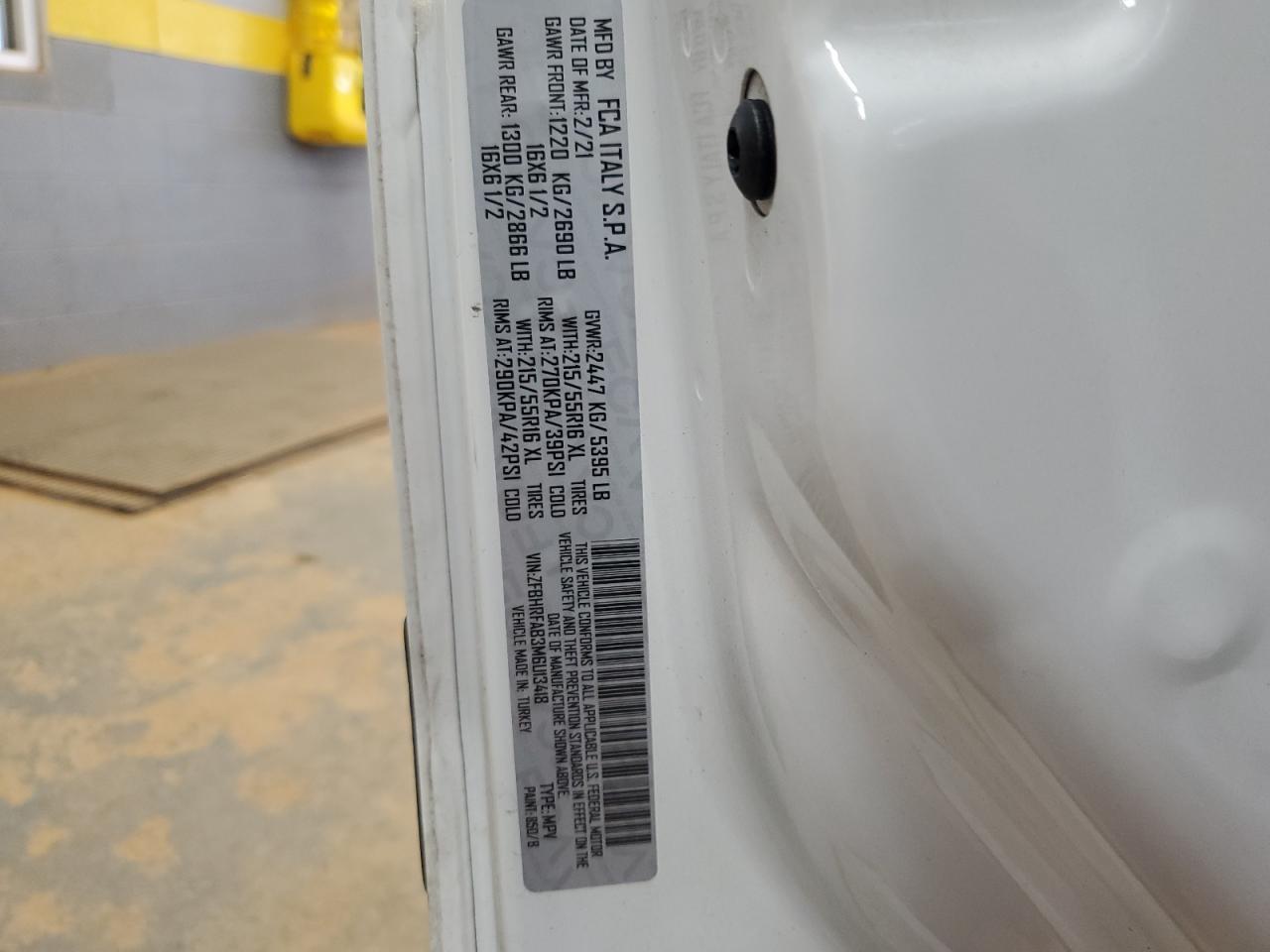2021 RAM ProMaster City