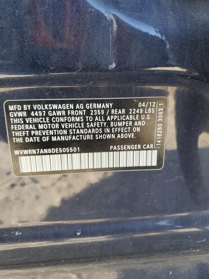 2013 VOLKSWAGEN CC