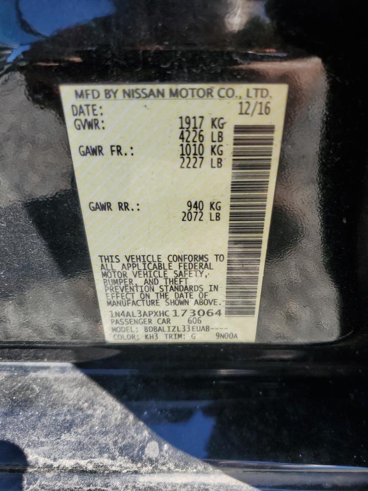 2017 NISSAN ALTIMA