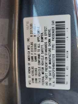 2011 HONDA ACCORD