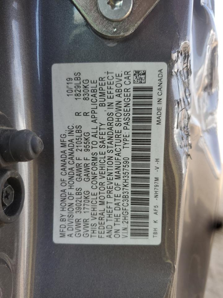 2019 HONDA CIVIC