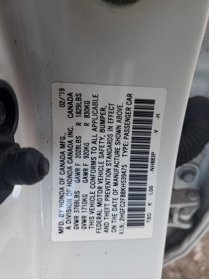 2019 HONDA CIVIC