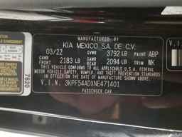 2022 KIA FORTE